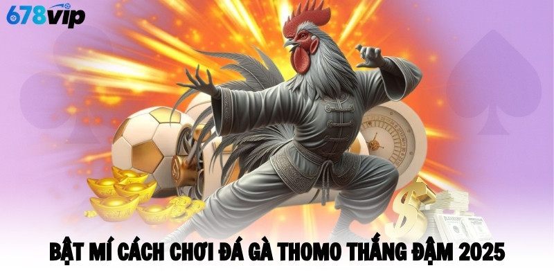 Bật mí cách chơi đá gà thomo thắng đậm 2025
