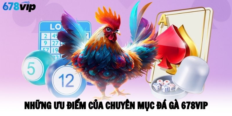 Những ưu điểm của chuyên mục đá gà 678VIP
