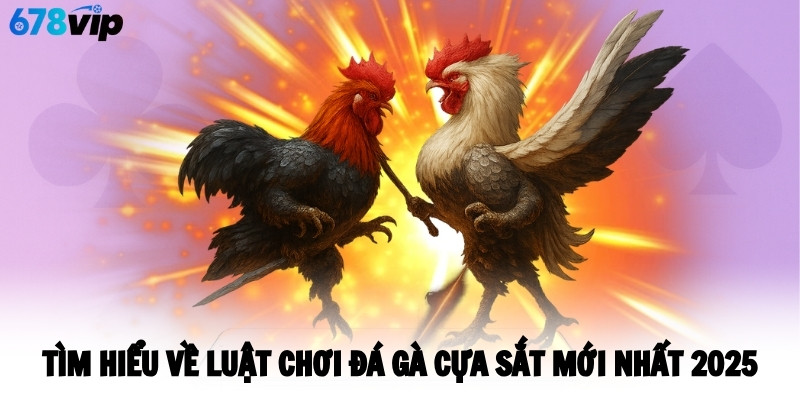 Tìm hiểu về luật chơi đá gà cựa sắt mới nhất 2025